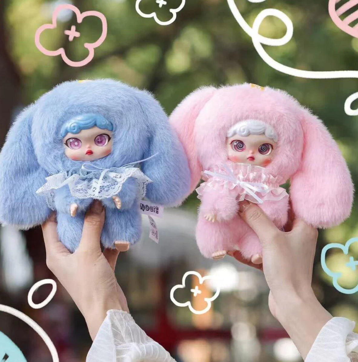 Noci dreamland rabbit plush series blind box