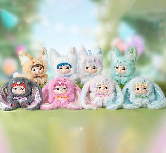 Wakuku trick or treat fox & bunny plush series blind box