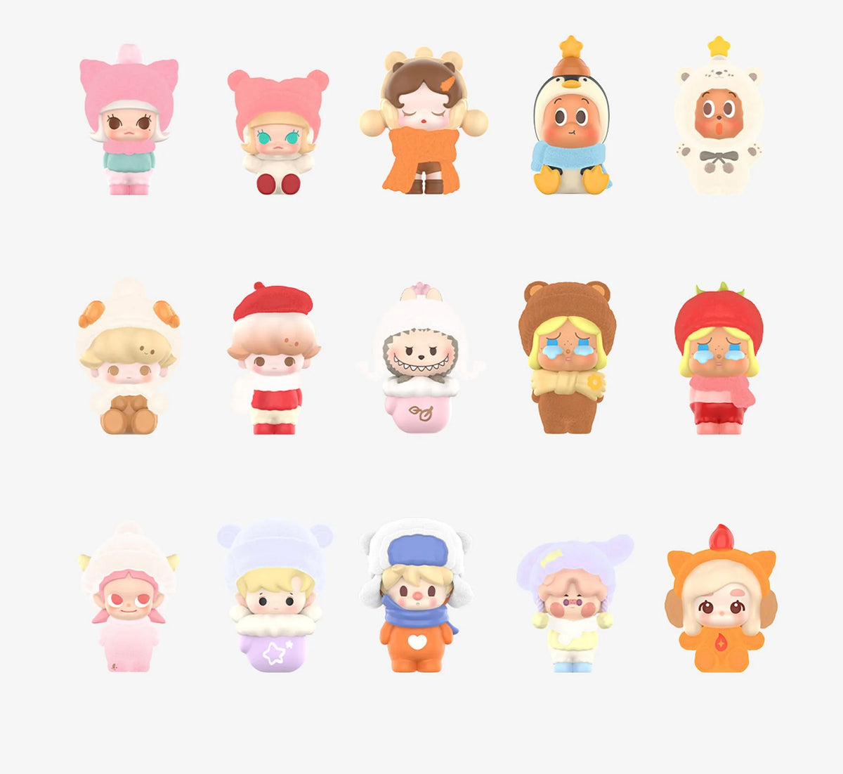 Popbean fluffy & cosy mini figure series blind bags