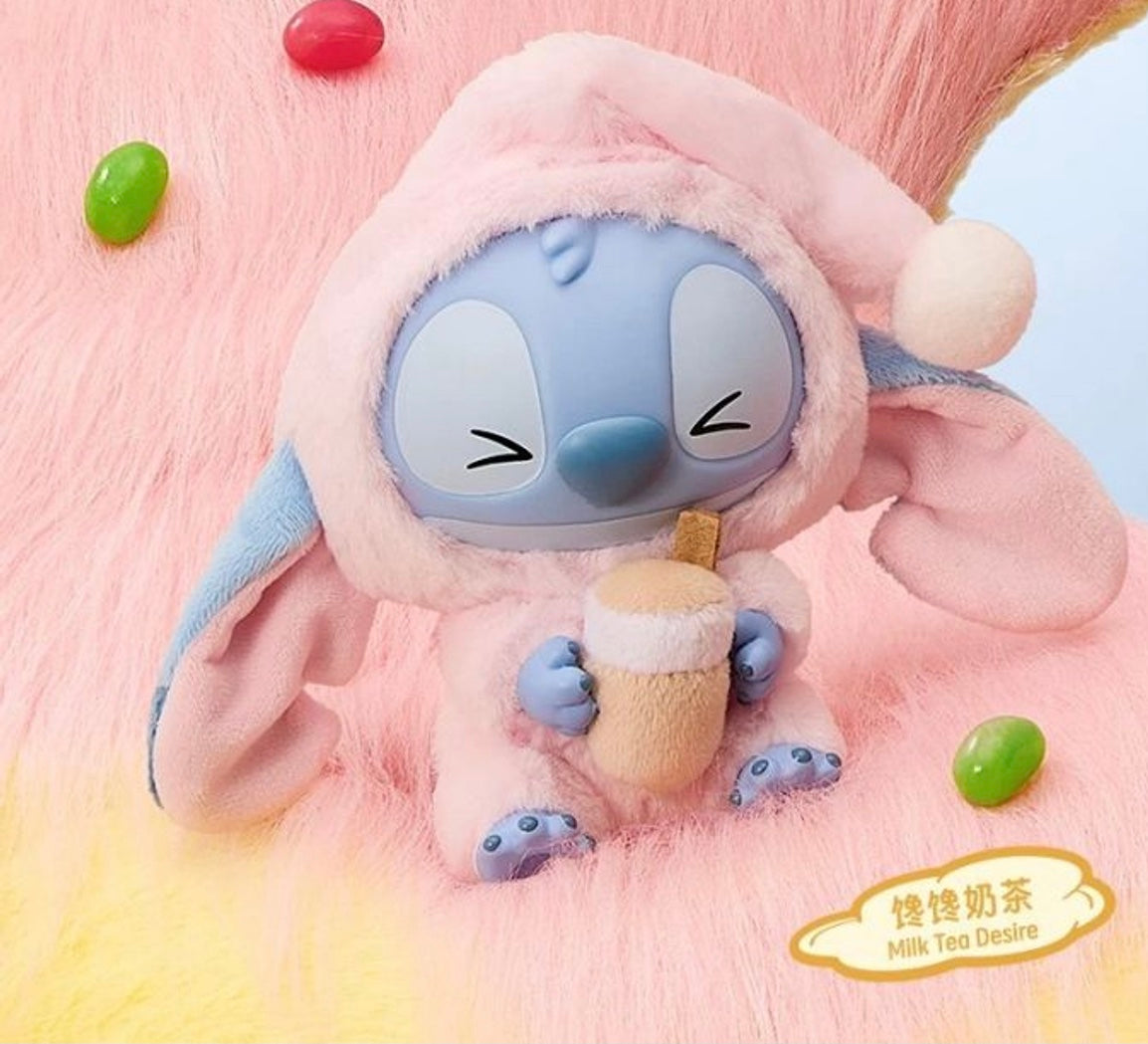 Stitch eat something before sleep plush - open box