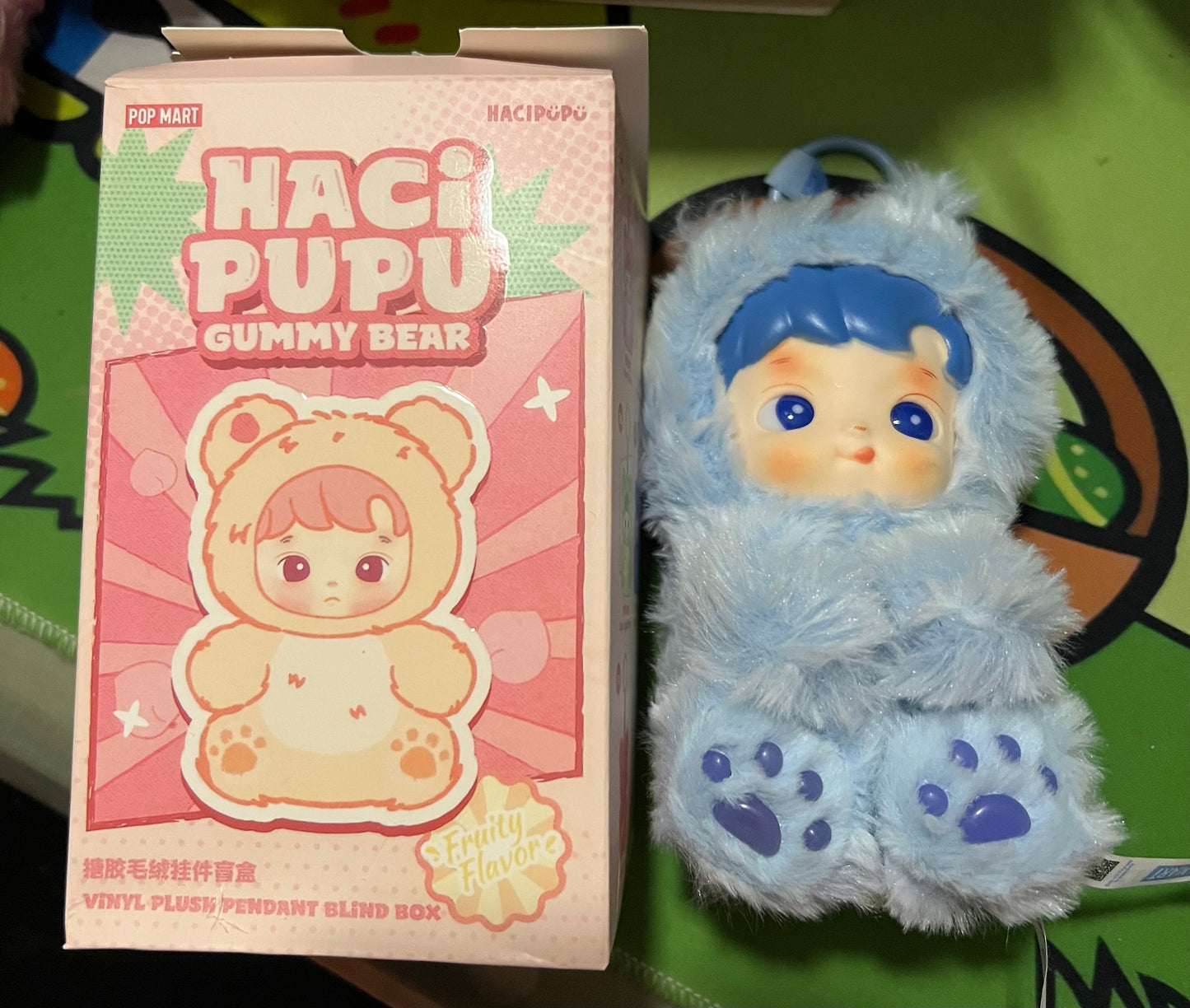 Gummy bear plush - open boxes