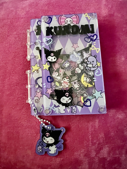 Character shaker acrylic notebooks A7
