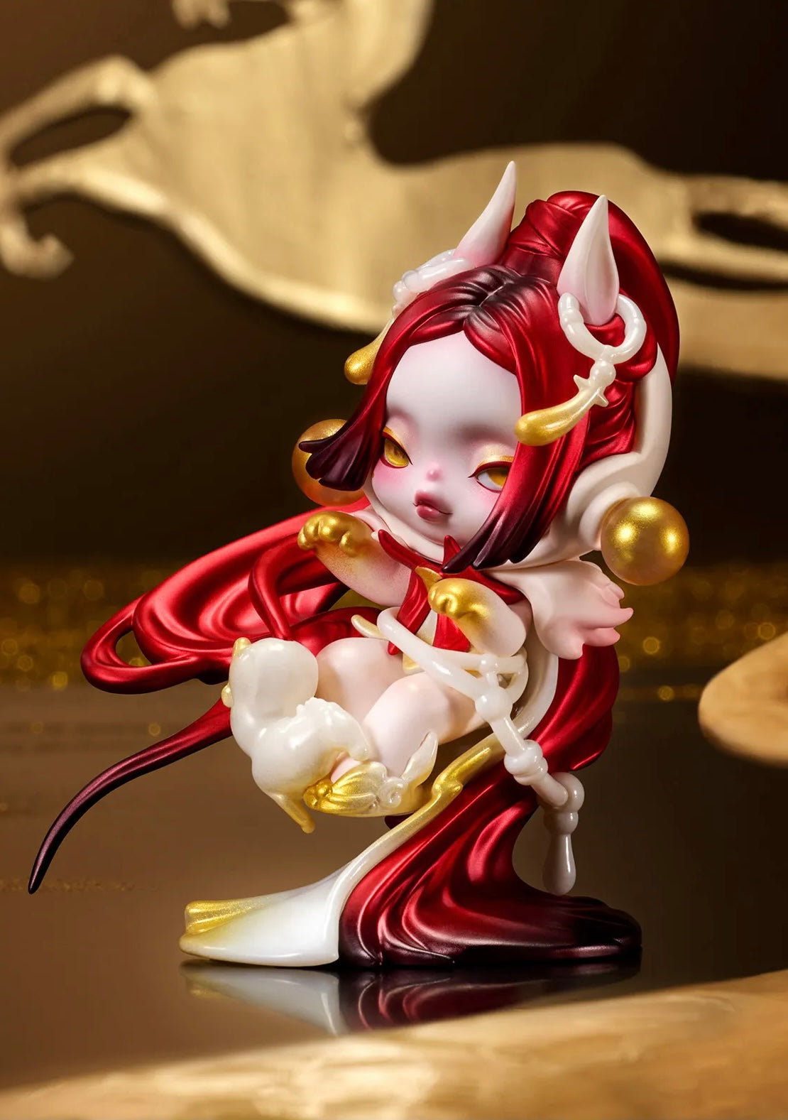 Skullpanda celestial horse figure