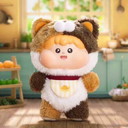 Fluffy meatball plush series blind box