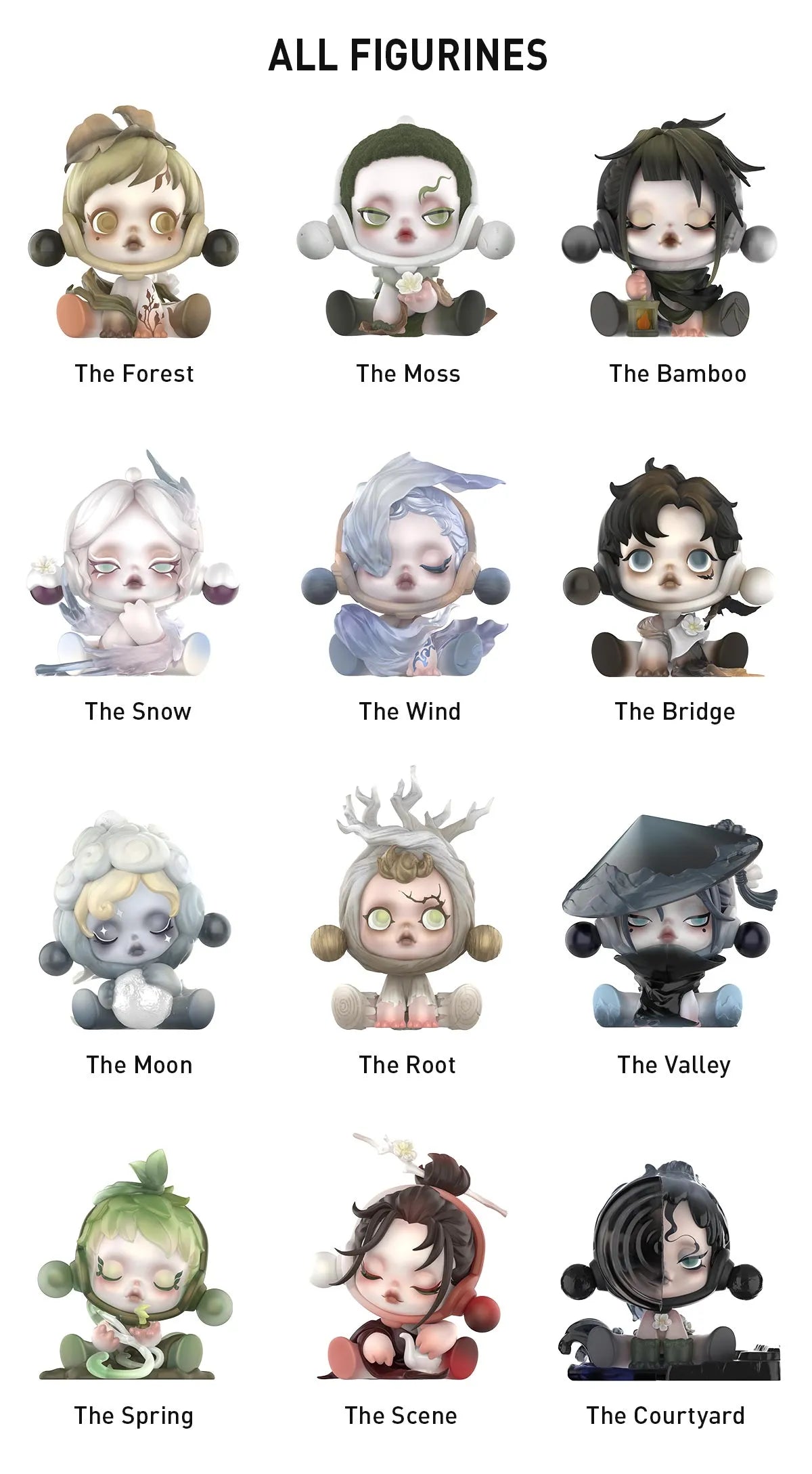 Skullpanda ink plum blossom figure series blind box