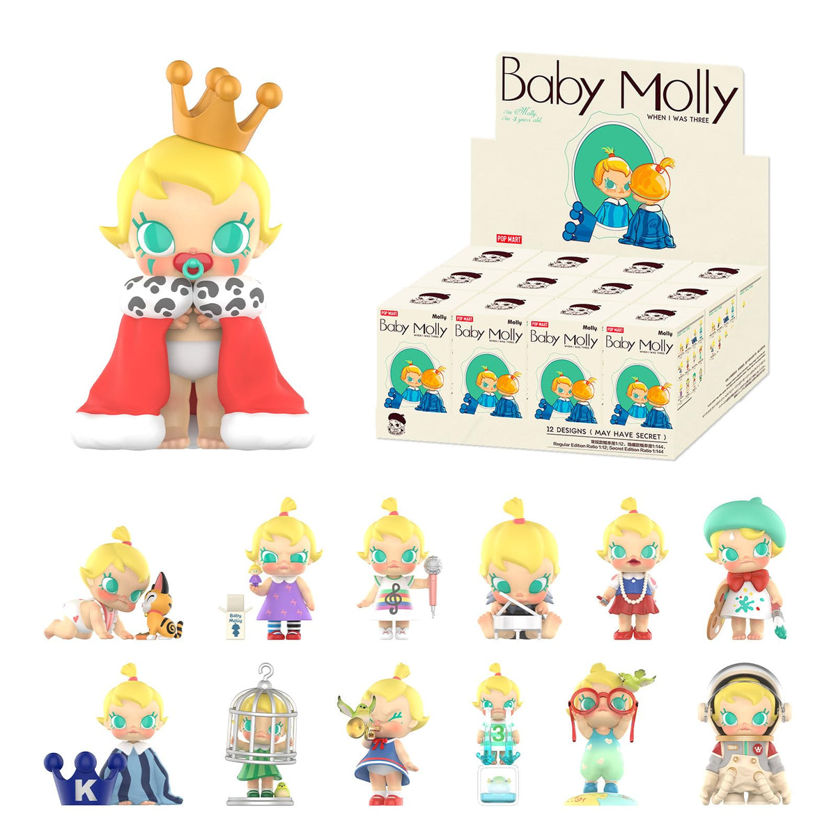 Baby Molly when I was three figure series blind box