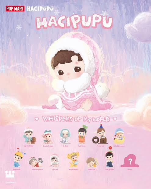 Hacipupu whispers of my world figure series blind box