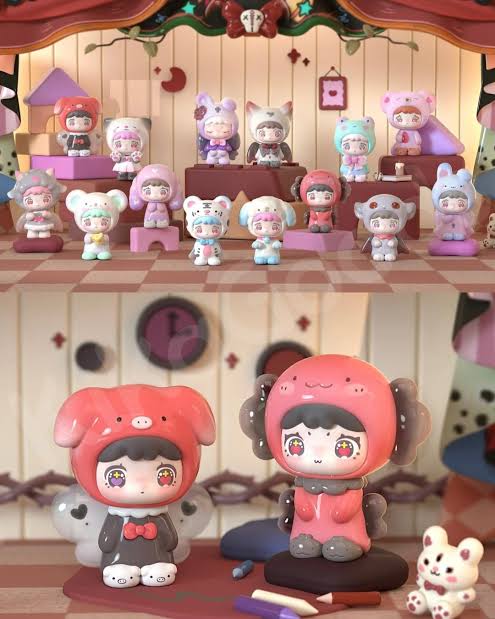 Qubii animal castle day & night figure series blind box