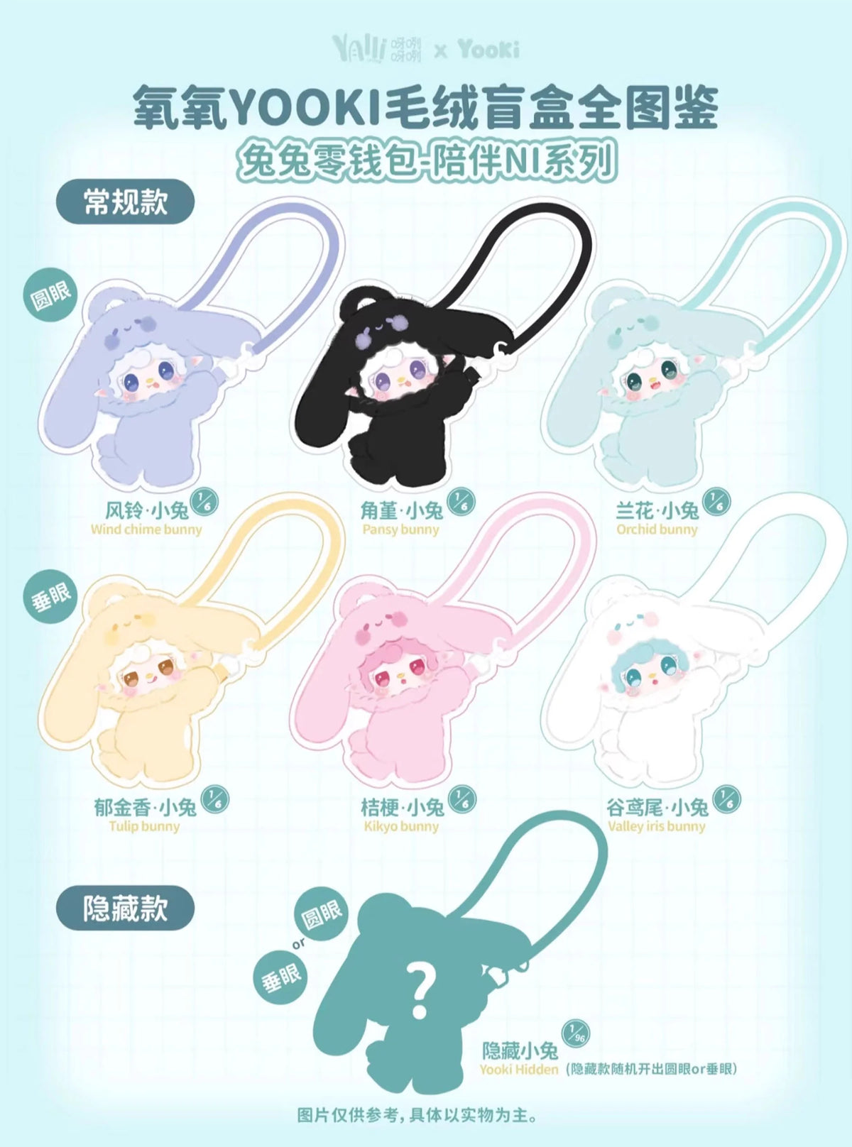 Yooki see company plush bag series blind box