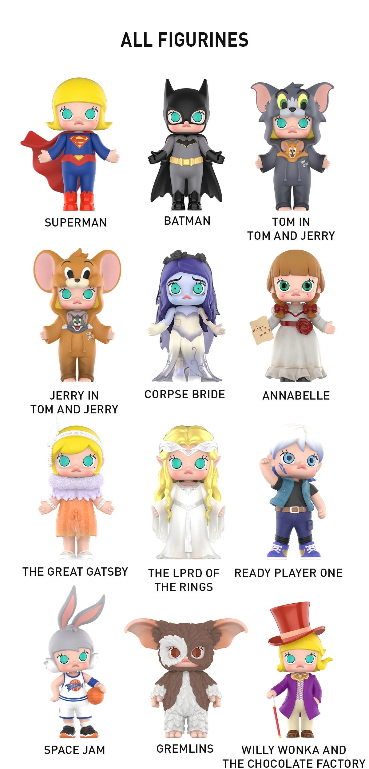 Molly x WB 100th anniversary figure series blind box