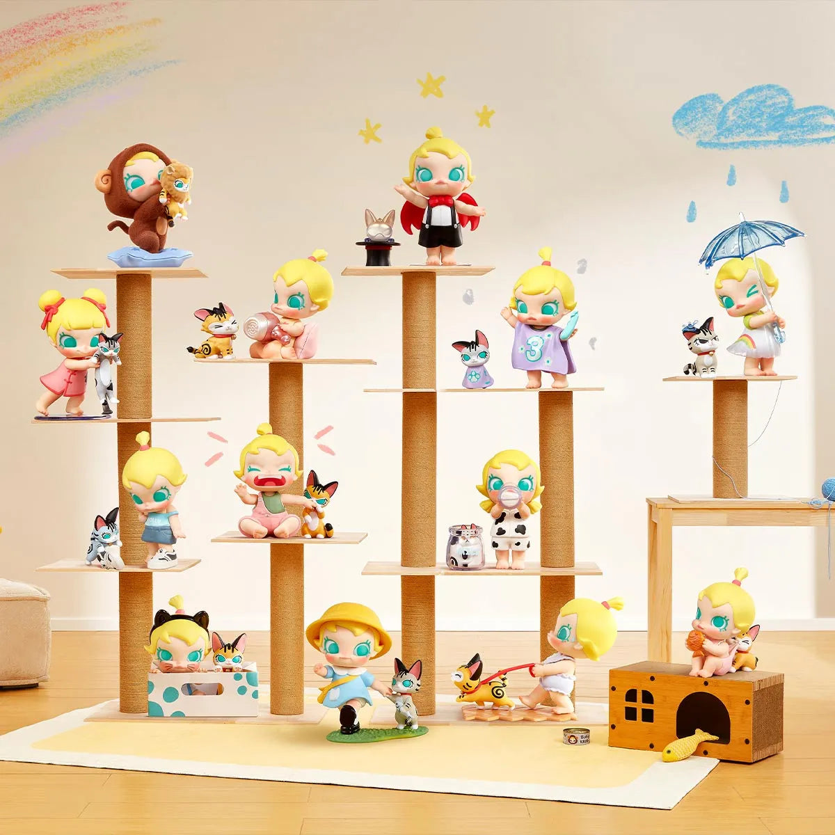 Baby Molly & baby tabby figure series blind box