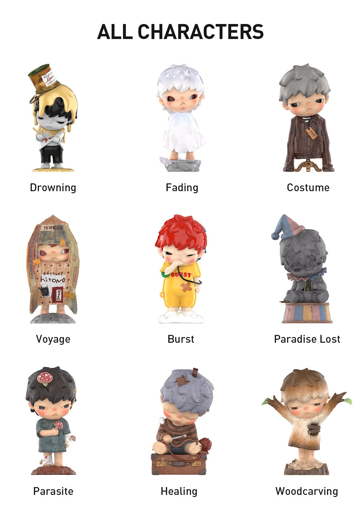 Hirono reshape figure series blind box