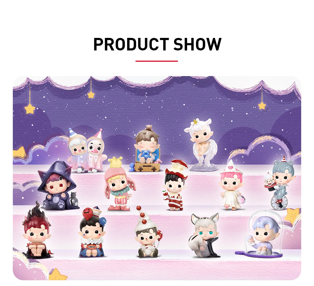 Hacipupu a night of fantasy figure series blind box