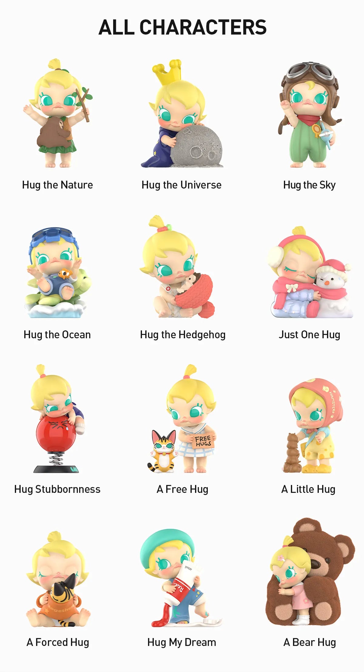 Baby Molly my huggable discovery figure series blind box
