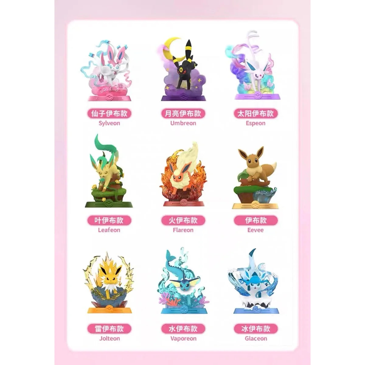 Pokemon Eevee adventure figure series blind box