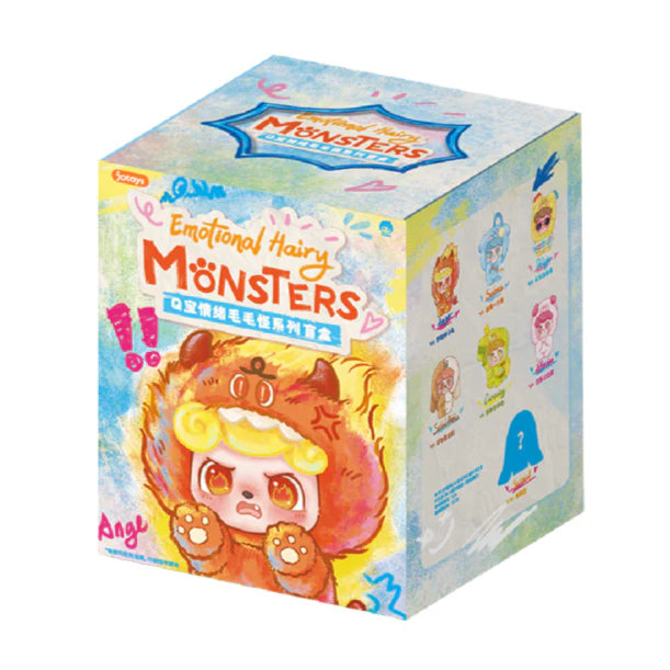 Q kid emotional hairy monsters figure series blind box