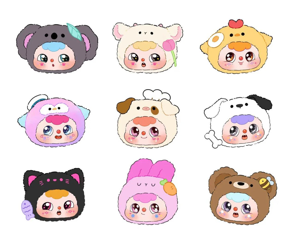 Doubao rong rong plush series blind box