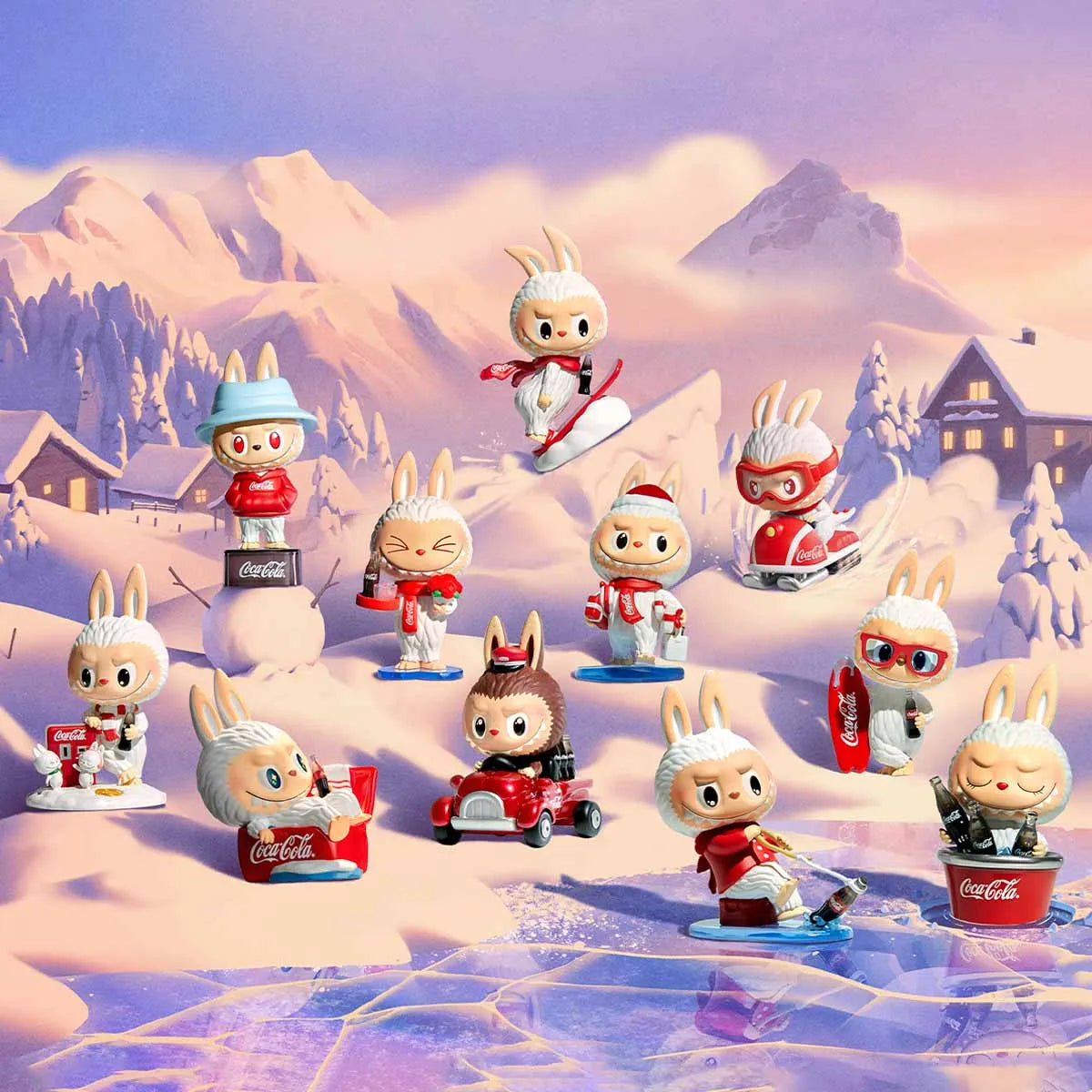 The monsters Coca Cola figure series blind box