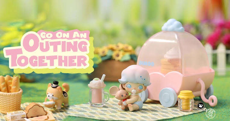 Dimoo go on an outing together figure series blind box