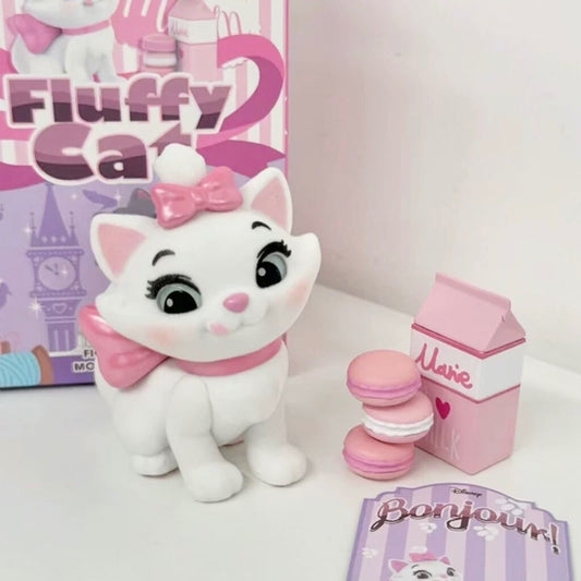 Fluffy cat figure - open boxes