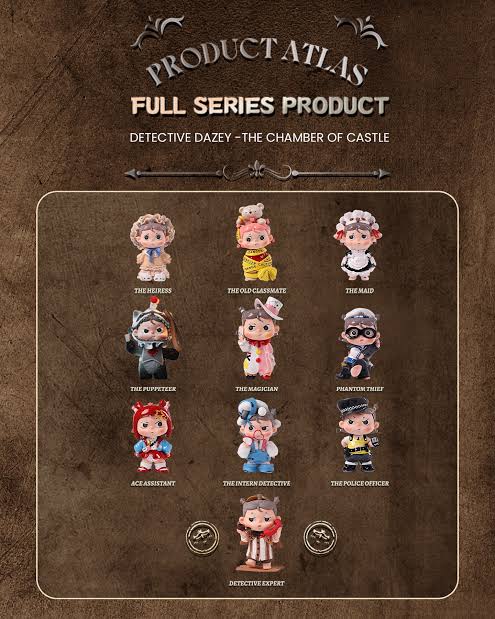 Dazey detective the chamber of castle figure series blind box