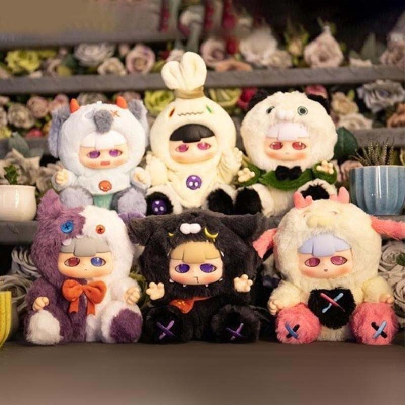 Momoo night monster plush series blind box