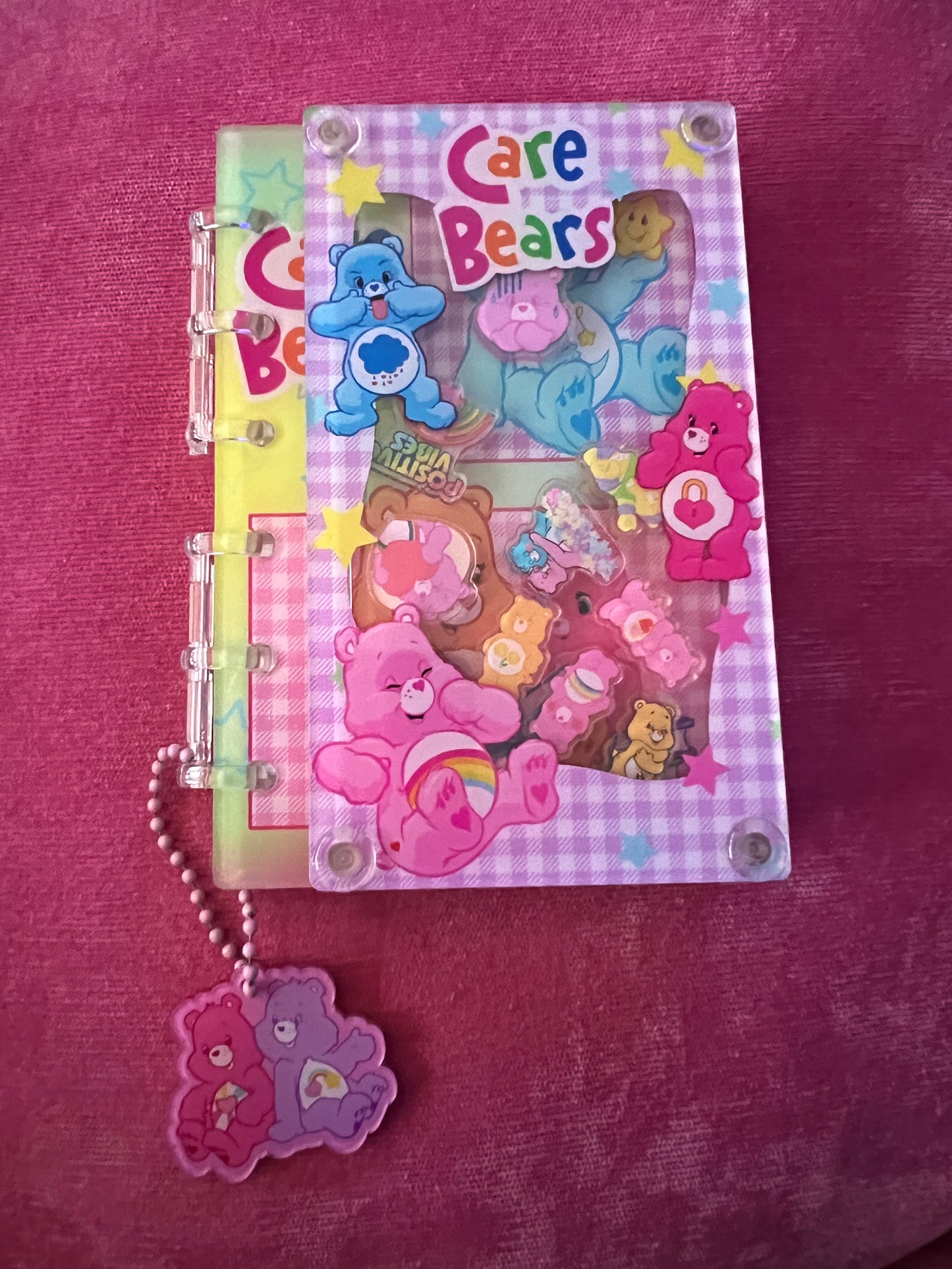 Character shaker acrylic notebooks A7