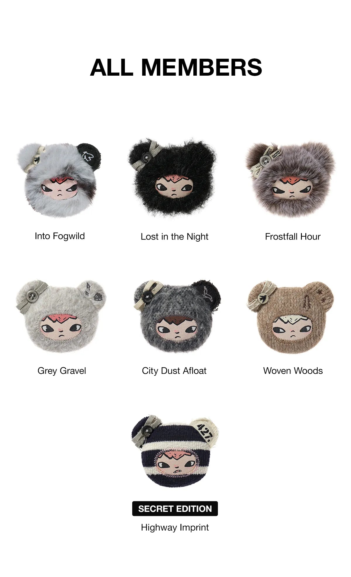 Hirono road journal magnet series blind box