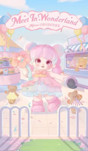Miana meet in wonderland figure series blind box