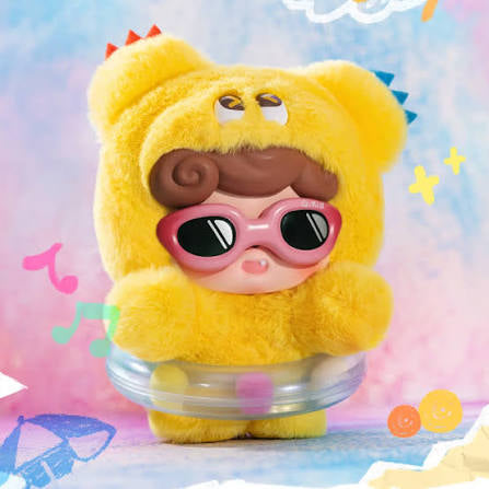 Q kid emotional hairy monsters figure - open box
