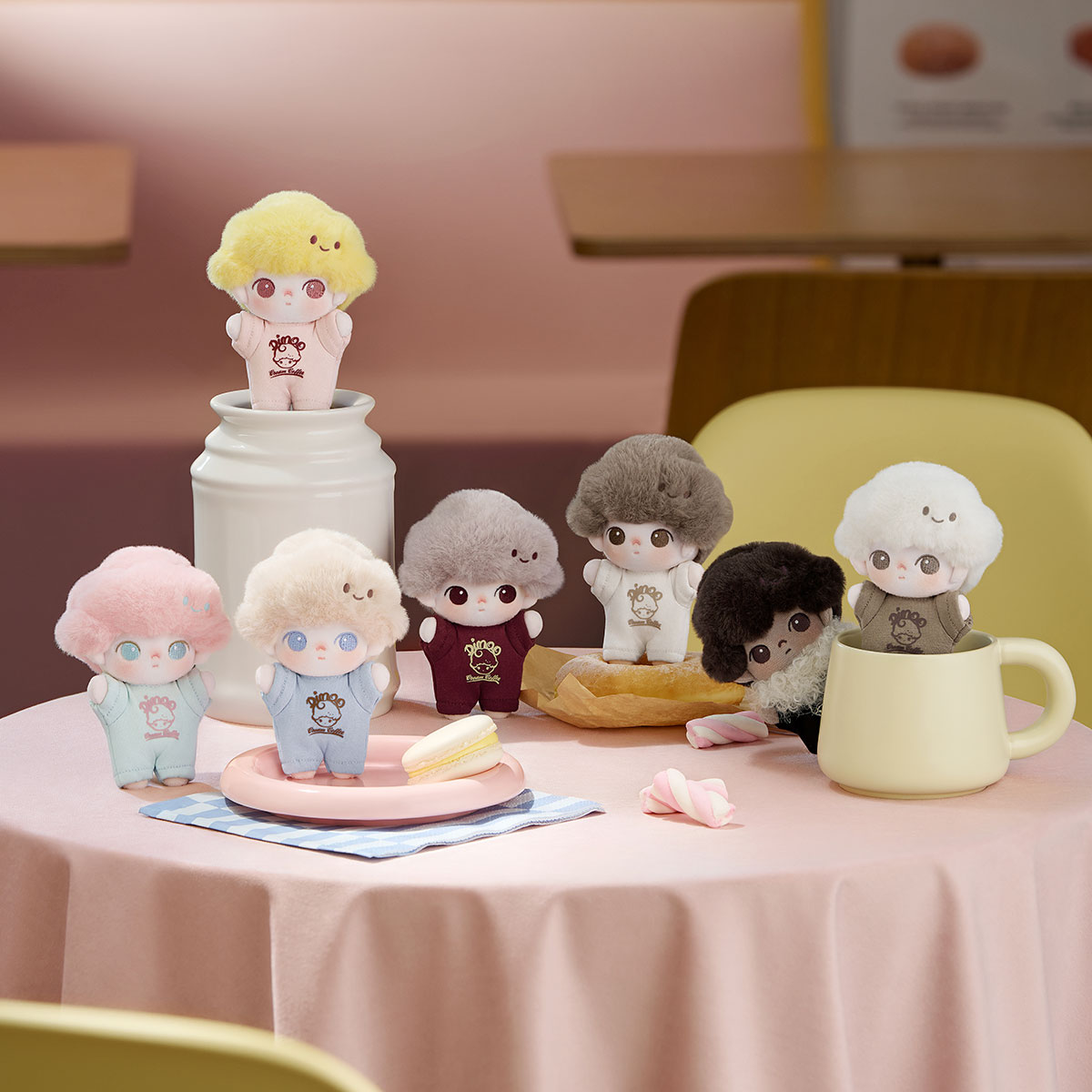 Dimoo world crush on coffee plush series blind box