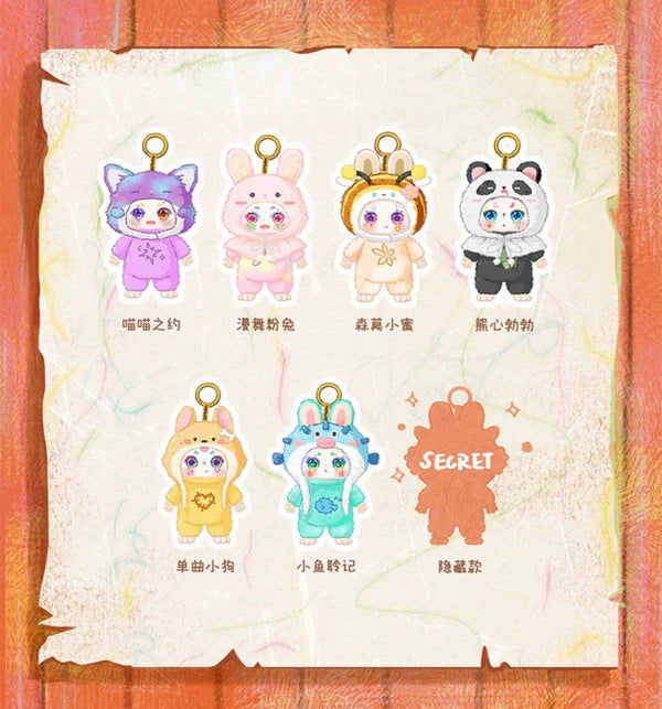Kimmon over the moon plush series blind box