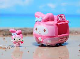Sanrio food truck figures - open boxes