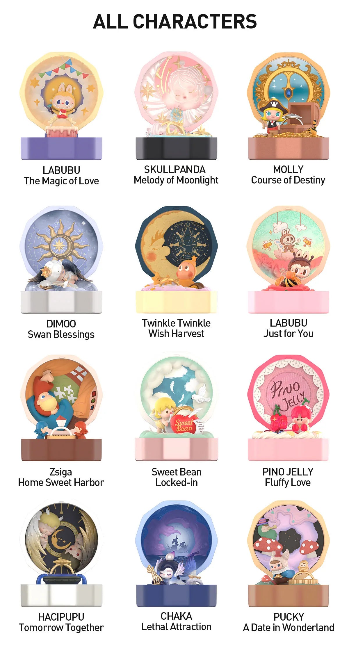 Romantic ring figure series blind box