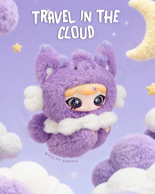 Lulumi travel in the cloud plush - open box