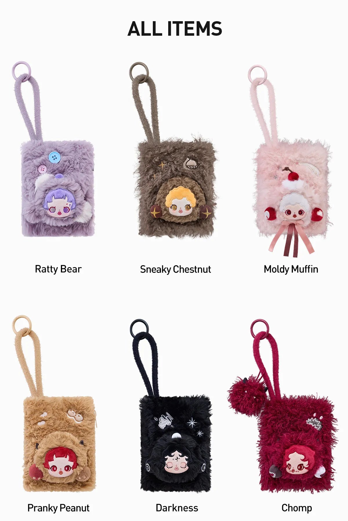 Skullpanda you found me plush mini bag series blind box